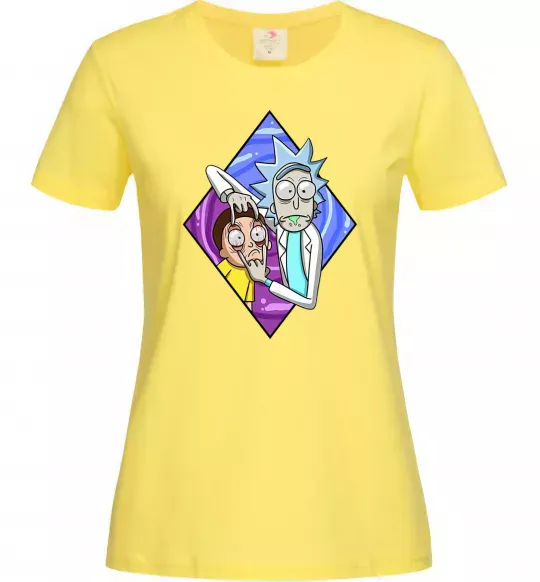 Женская футболка Рік і Морті дивись Лимонный фото