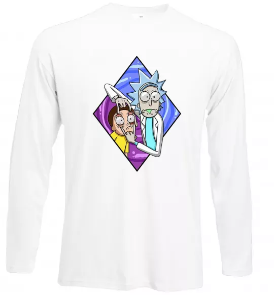 Лонгслив Рік і Морті дивись Белый фото