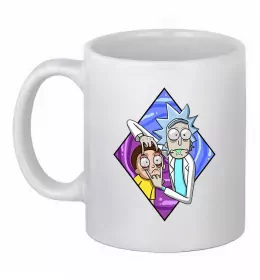 Чашка керамическая Cartoon alcohol friends Белый фото