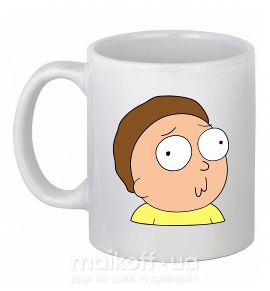 Чашка керамическая Morty Белый фото