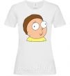 Жіноча футболка Morty Білий фото
