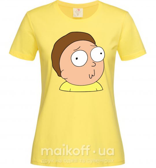 Женская футболка Morty Лимонный фото