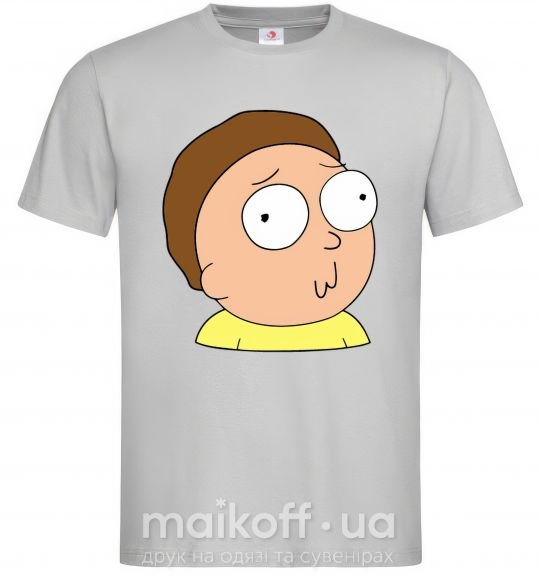 Чоловіча футболка Morty Сірий фото