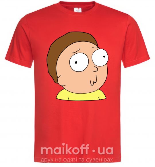 Мужская футболка Morty Красный фото