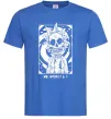 Чоловіча футболка Me myself and I Яскраво-синій фото