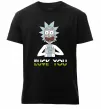 Чоловіча преміум футболка Rick Love you Чорний фото