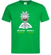 Мужская футболка Rick Love you Зеленый фото