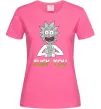 Женская футболка Rick Love you Ярко-розовый фото