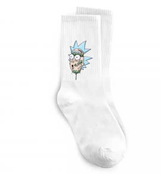Носки Рік розплавився Белый фото
