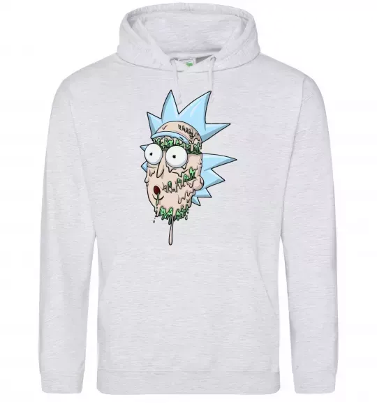 Чоловіча толстовка (худі) Рік розплавився Сірий меланж фото