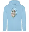 Чоловіча толстовка (худі) Рік розплавився Блакитний фото