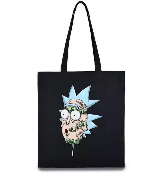 Эко-сумка Рік розплавився Черный фото
