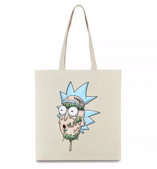 Эко-сумка Рік розплавився Бежевый фото