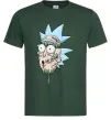 Чоловіча футболка Рік розплавився Темно-зелений Чоловіча футболка Рік розплавився Темно-зелений фото