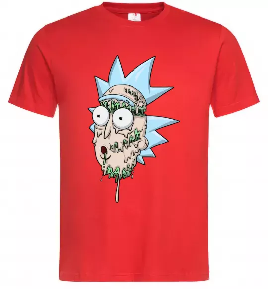 Чоловіча футболка Рік розплавився Червоний фото