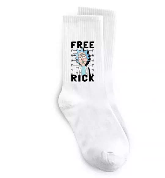 Носки Free Rick Белый фото