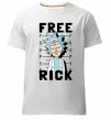 Чоловіча преміум футболка Free Rick Білий фото