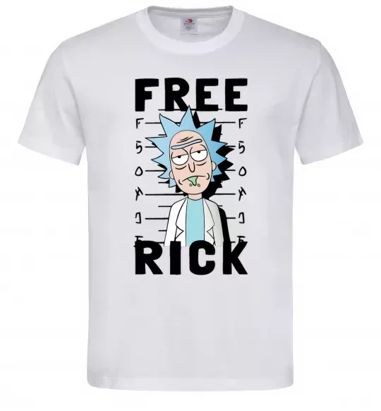 Чоловіча футболка Free Rick Білий фото