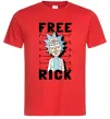 Чоловіча футболка Free Rick Червоний Чоловіча футболка Free Rick Червоний фото