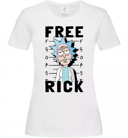 Женская футболка Free Rick Белый фото