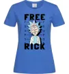 Женская футболка Free Rick Ярко-синий фото