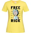 Женская футболка Free Rick Лимонный фото