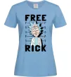 Женская футболка Free Rick Голубой фото