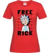 Женская футболка Free Rick Красный фото