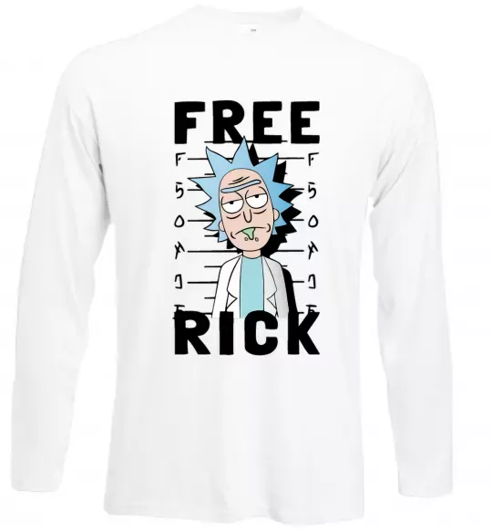 Лонгслів Free Rick Білий фото