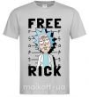 Чоловіча футболка Free Rick Сірий фото