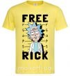 Чоловіча футболка Free Rick Лимонний фото
