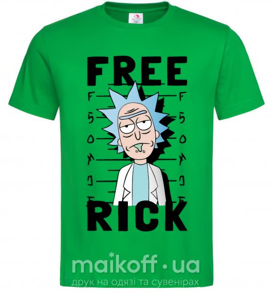 Мужская футболка Free Rick Зеленый фото