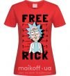 Женская футболка Free Rick Красный фото