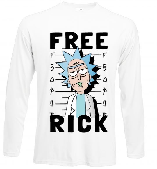 Лонгслів Free Rick Білий фото