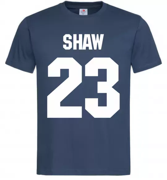 Чоловіча футболка Shaw 23 Темно-синій фото