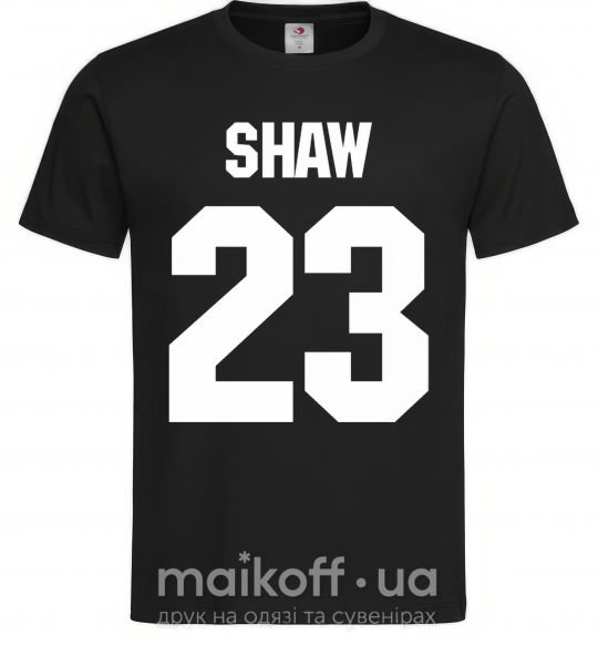 Чоловіча футболка Shaw 23 Чорний фото