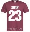 Чоловіча футболка Shaw 23 Бордовий фото