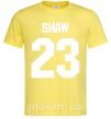 Чоловіча футболка Shaw 23 Лимонний фото