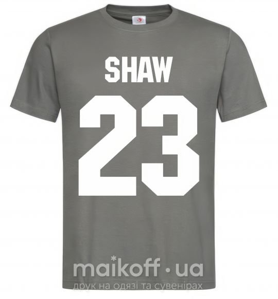 Чоловіча футболка Shaw 23 Графіт фото