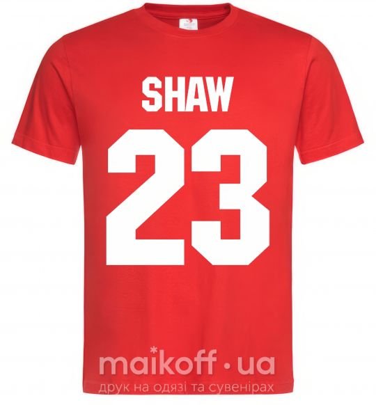 Чоловіча футболка Shaw 23 Червоний фото