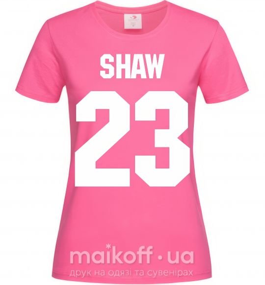 Жіноча футболка Shaw 23 Яскраво-рожевий фото