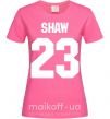 Женская футболка Shaw 23 Ярко-розовый фото