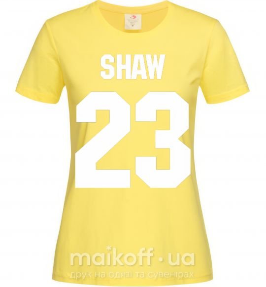 Жіноча футболка Shaw 23 Лимонний фото