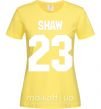 Женская футболка Shaw 23 Лимонный фото