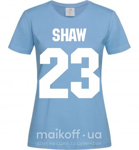 Женская футболка Shaw 23 Голубой фото
