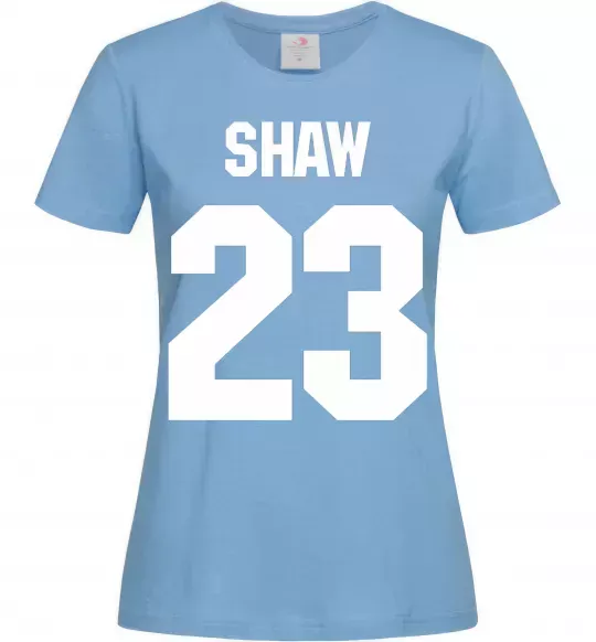 Жіноча футболка Shaw 23 Блакитний фото