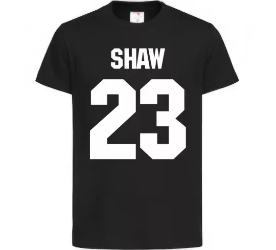 Дитяча футболка Shaw 23 Чорний фото