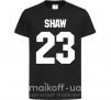 Дитяча футболка Shaw 23 Чорний фото