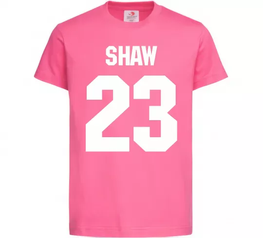 Дитяча футболка Shaw 23 Яскраво-рожевий фото