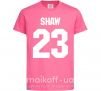 Детская футболка Shaw 23 Ярко-розовый фото